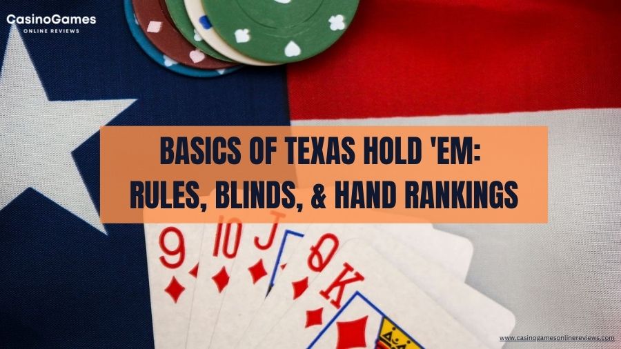 Basics of Texas Hold 'em Rules, Blinds, & Hand Rankings
